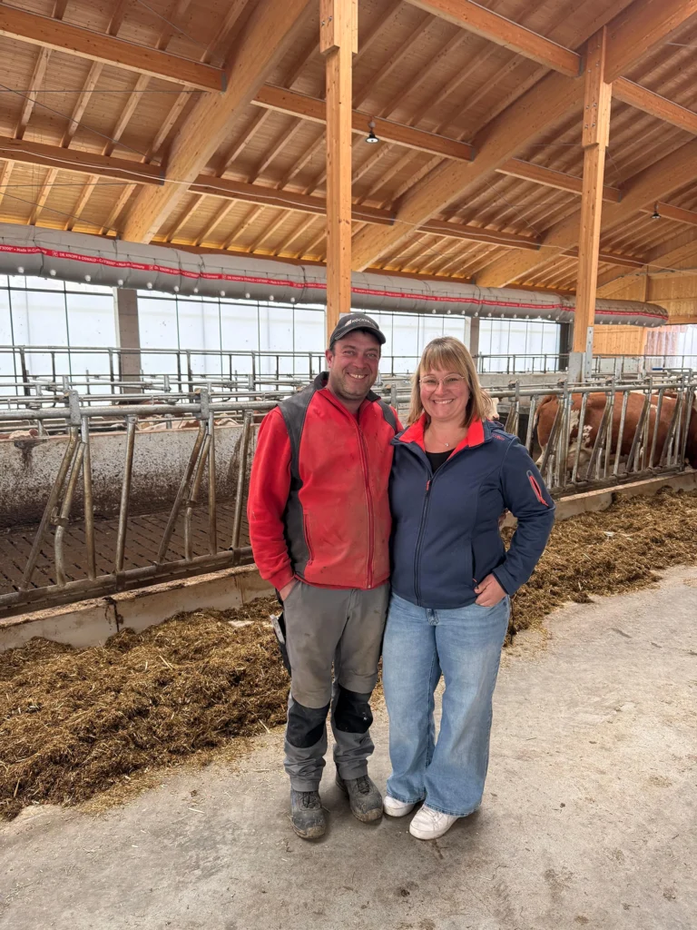 CAT3000 Schlauchbelüftung im Milchviehstall der Familie Spirkl